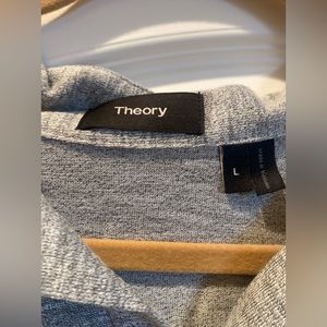 Theory Men’s short sleeve Pima cotton polo- size L  gently used